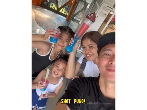 Fun family moments of Melai Cantiveros, Jason Francisco with .